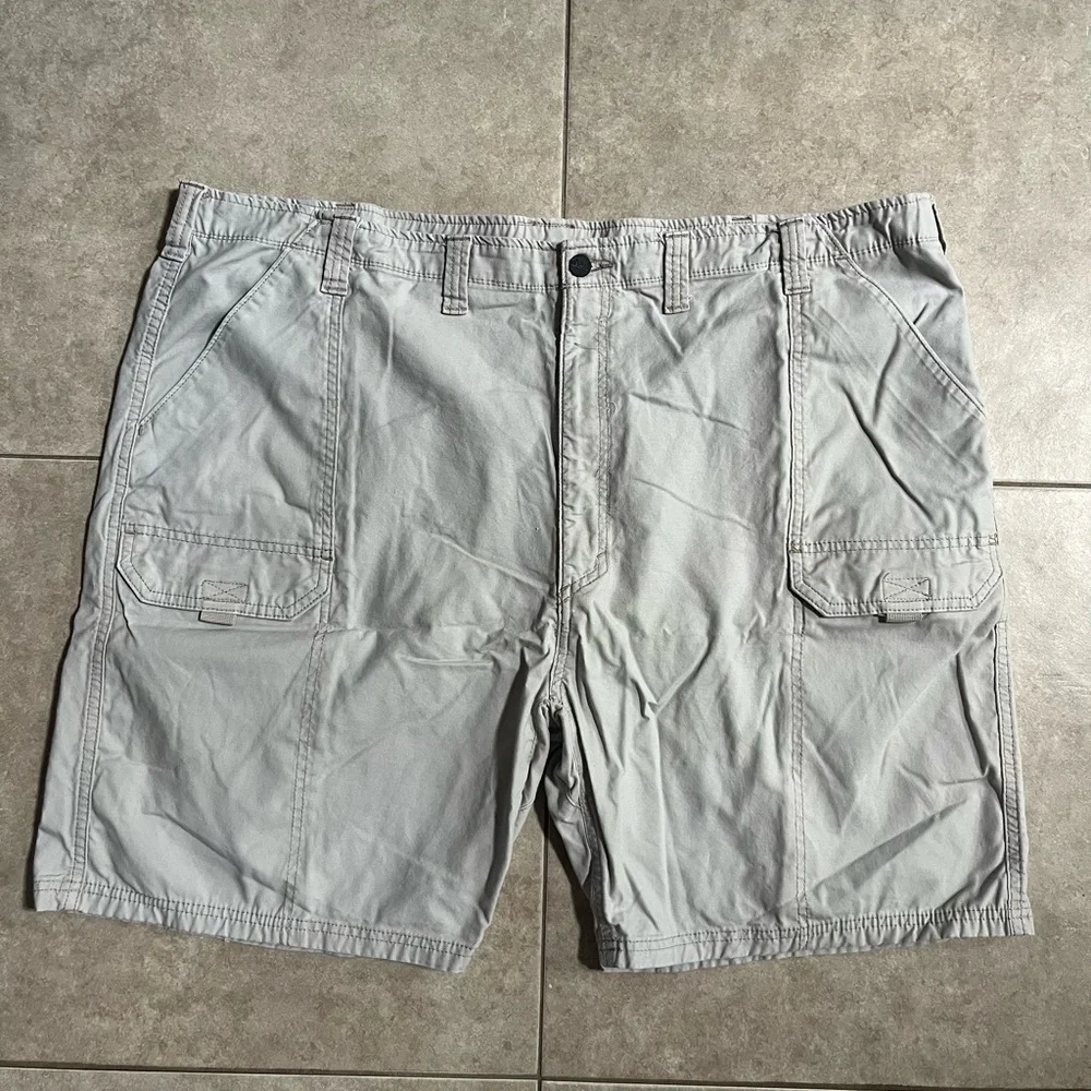 Wrangler Cargo Shorts Outdoor Beige Cream Utility Pockets Size 48